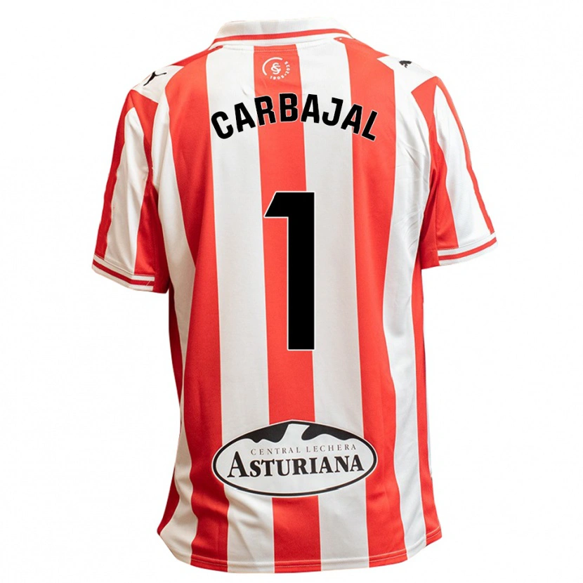 Danxen Criança Camisola Cristina Díaz Carbajal #1 Branco Vermelho Principal 2025/26 Camisa Brasil