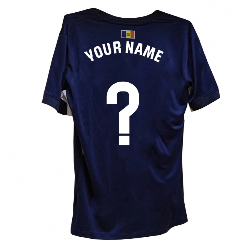 Danxen Criança Camisola Seu Nome #0 Azul Marinho Branco Principal 2025/26 Camisa Brasil