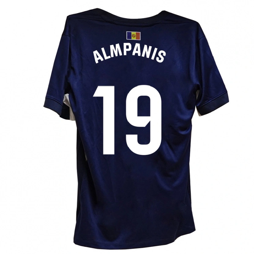 Danxen Criança Camisola Christos Almpanis #19 Azul Marinho Branco Principal 2025/26 Camisa Brasil