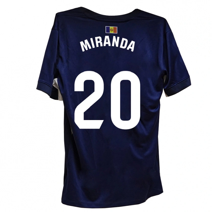 Danxen Criança Camisola Pau Miranda #20 Azul Marinho Branco Principal 2025/26 Camisa Brasil