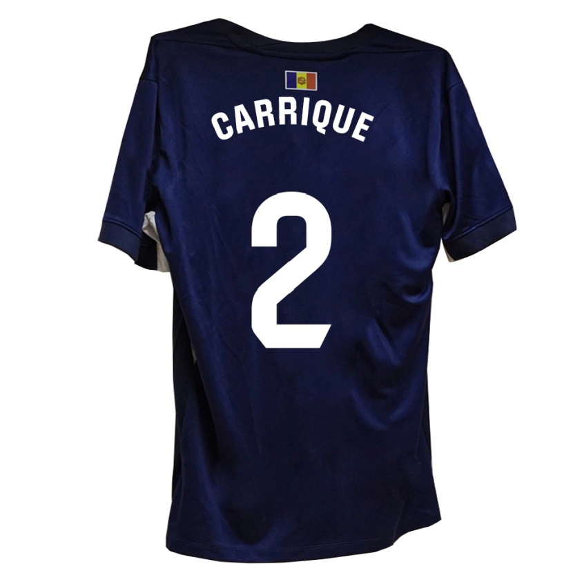 Danxen Criança Camisola Thomas Carrique #2 Azul Marinho Branco Principal 2025/26 Camisa Brasil