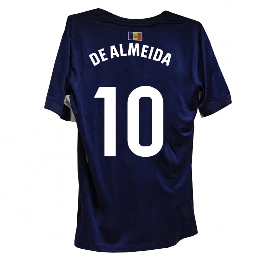 Danxen Criança Camisola Tomás De Almeida #10 Azul Marinho Branco Principal 2025/26 Camisa Brasil
