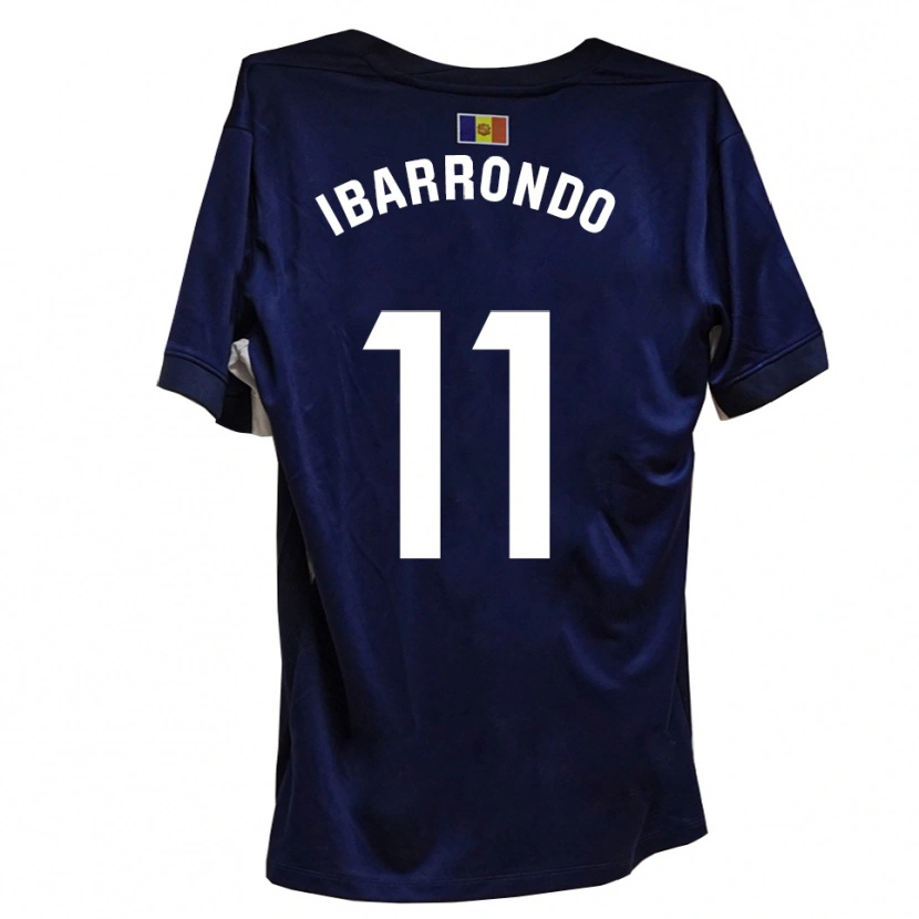 Danxen Criança Camisola Alejandro Ibarrondo #11 Azul Marinho Branco Principal 2025/26 Camisa Brasil