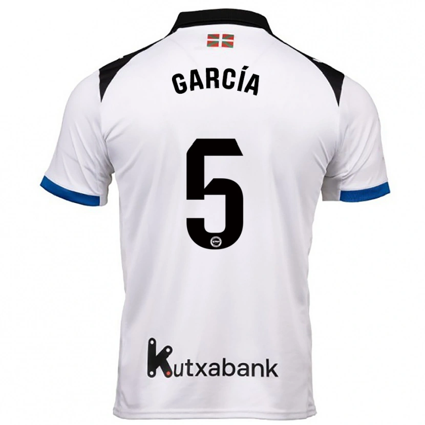 Danxen Criança Camisola Álvaro García #5 Branco Azul Alternativa 2025/26 Camisa Brasil