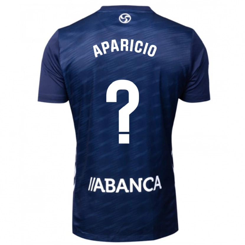 Danxen Criança Camisola Pablo Aparicio #0 Azul Marinho Branco Alternativa 2025/26 Camisa Brasil
