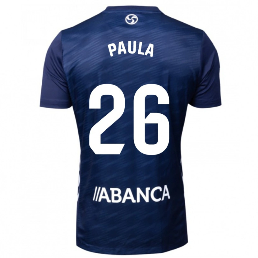 Danxen Criança Camisola Paula Rodríguez #26 Azul Marinho Branco Alternativa 2025/26 Camisa Brasil