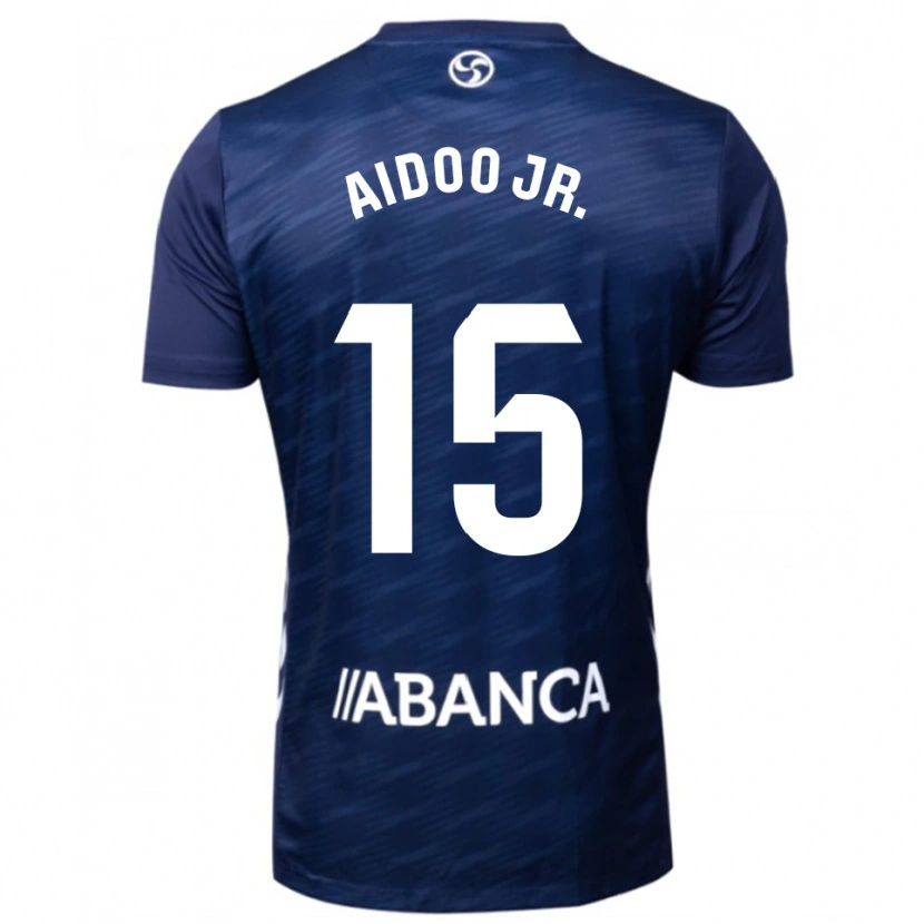 Danxen Criança Camisola Joseph Aidoo #15 Azul Marinho Branco Alternativa 2025/26 Camisa Brasil