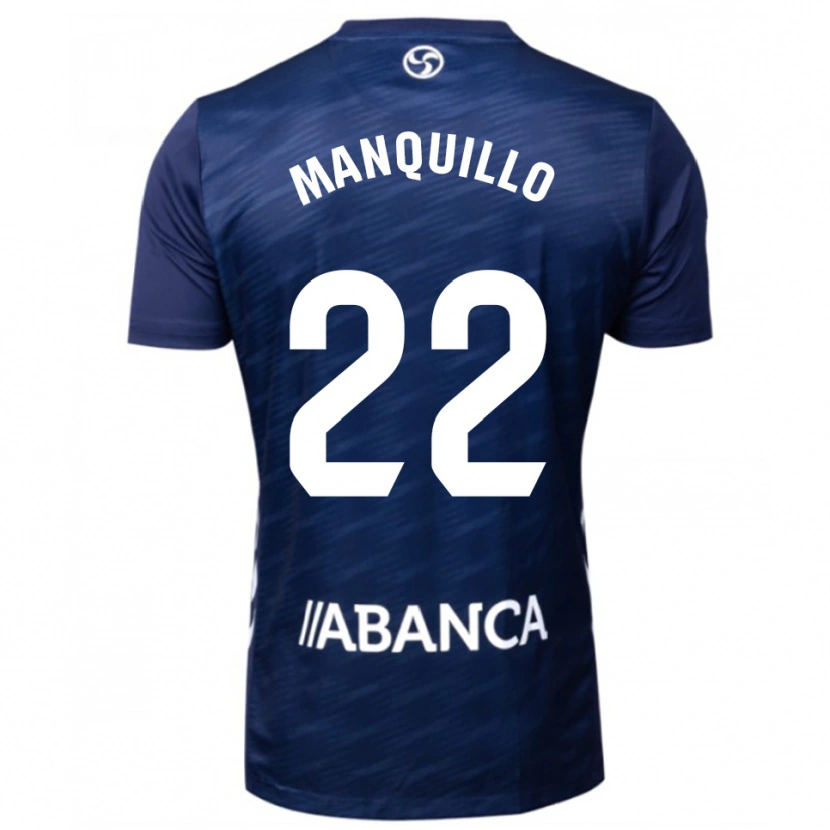 Danxen Criança Camisola Javier Manquillo #22 Azul Marinho Branco Alternativa 2025/26 Camisa Brasil