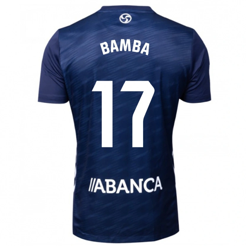 Danxen Criança Camisola Jonathan Bamba #17 Azul Marinho Branco Alternativa 2025/26 Camisa Brasil