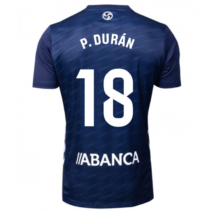 Danxen Criança Camisola Pablo Durán #18 Azul Marinho Branco Alternativa 2025/26 Camisa Brasil