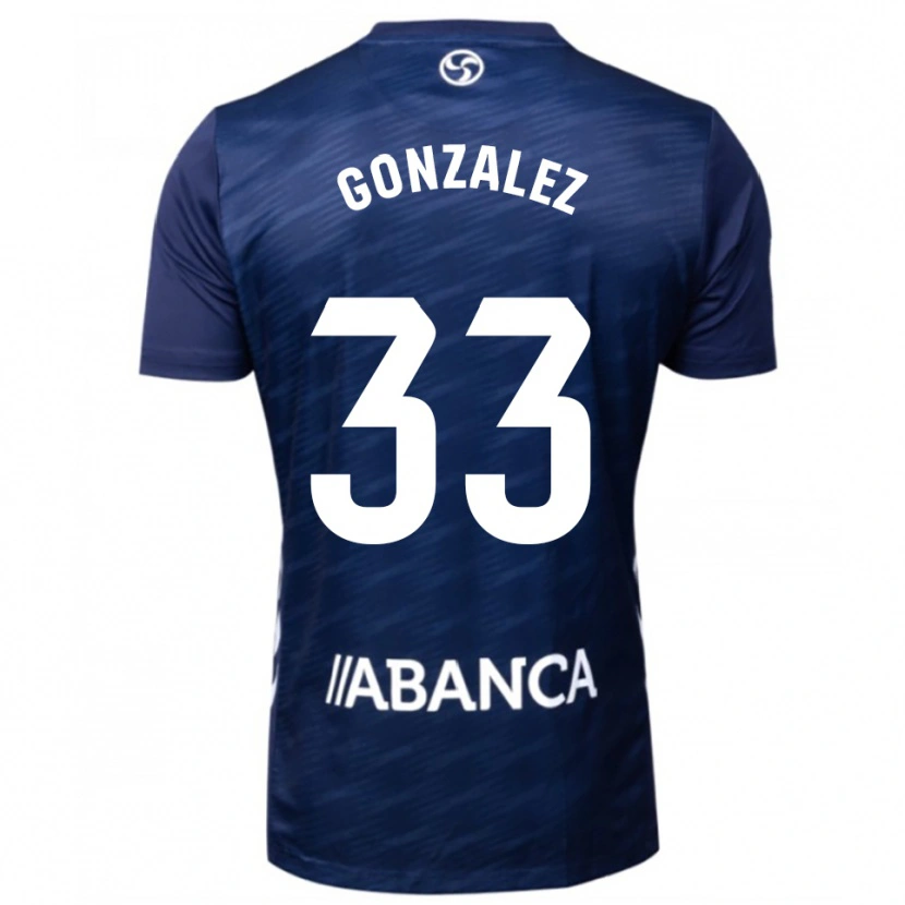 Danxen Criança Camisola Marcos González #33 Azul Marinho Branco Alternativa 2025/26 Camisa Brasil