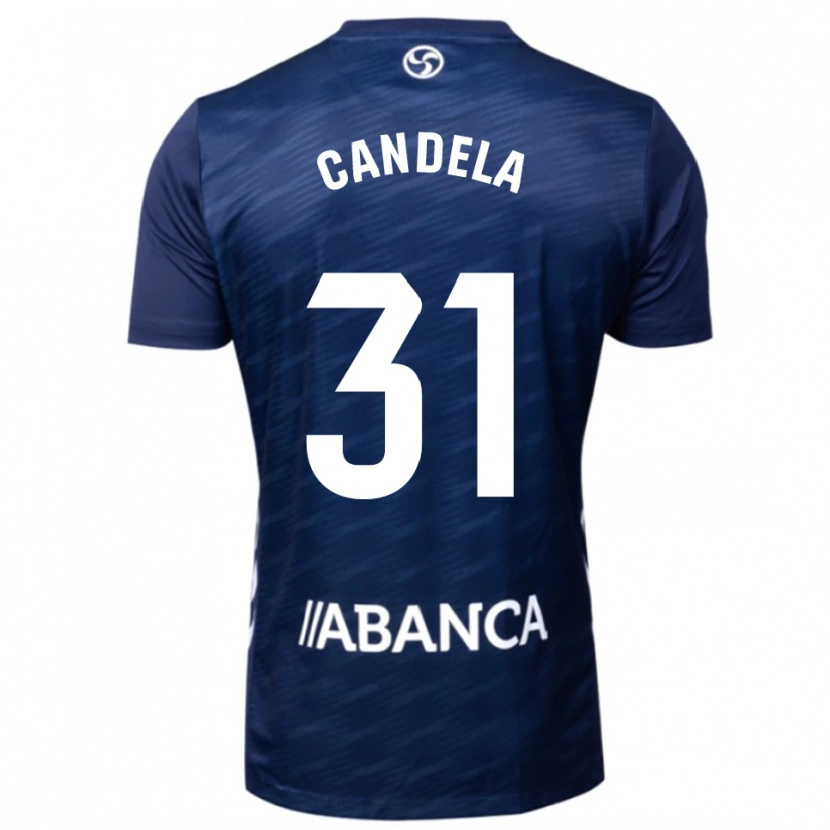 Danxen Criança Camisola Candela Rodríguez #31 Azul Marinho Branco Alternativa 2025/26 Camisa Brasil