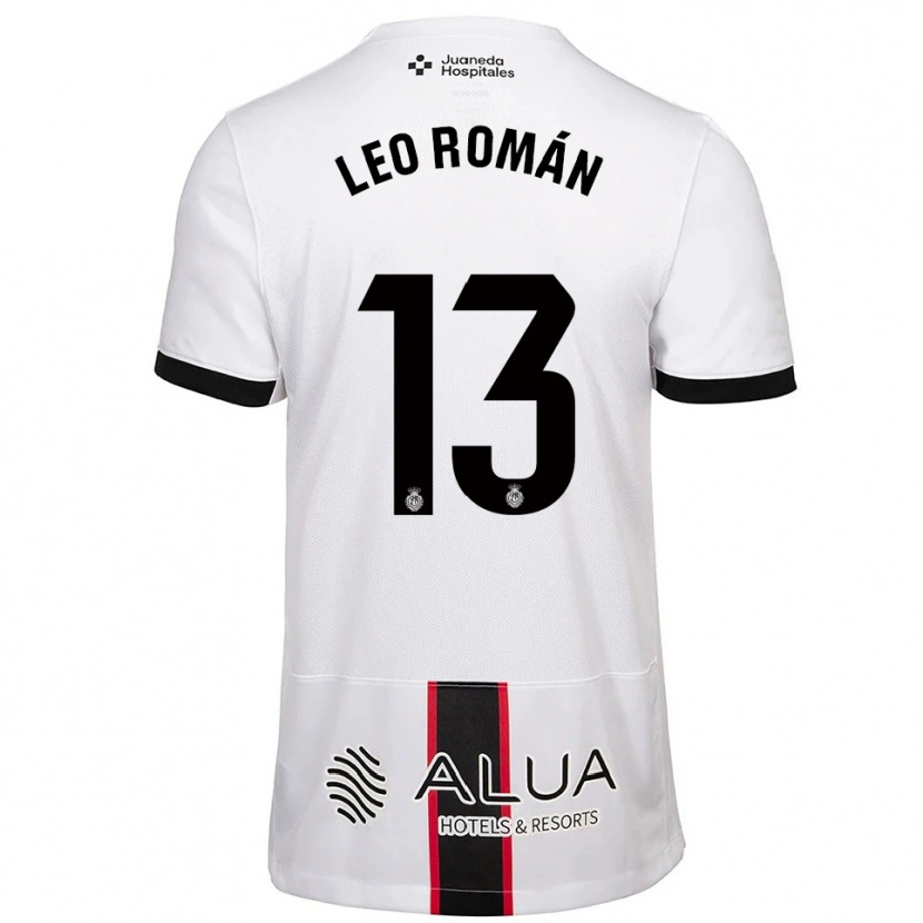 Danxen Criança Camisola Leo Román #13 Branco Preto Alternativa 2025/26 Camisa Brasil