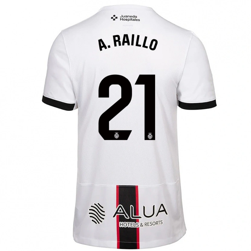 Danxen Criança Camisola Antonio Raíllo #21 Branco Preto Alternativa 2025/26 Camisa Brasil