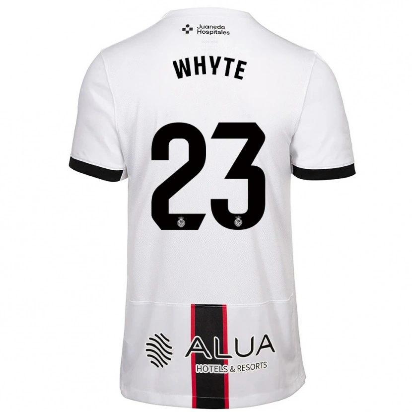Danxen Criança Camisola Michael Whyte #23 Branco Preto Alternativa 2025/26 Camisa Brasil