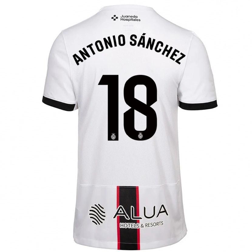 Danxen Criança Camisola Antonio Sánchez #18 Branco Preto Alternativa 2025/26 Camisa Brasil