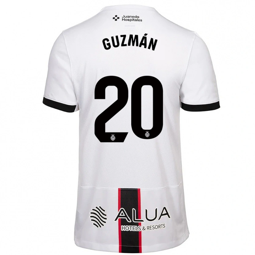 Danxen Criança Camisola Samuel Guzmán #20 Branco Preto Alternativa 2025/26 Camisa Brasil