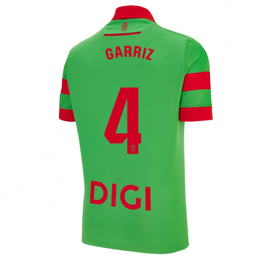 Danxen Criança Camisola Ibaider Garriz #4 Verde Vermelho Alternativa 2025/26 Camisa Brasil