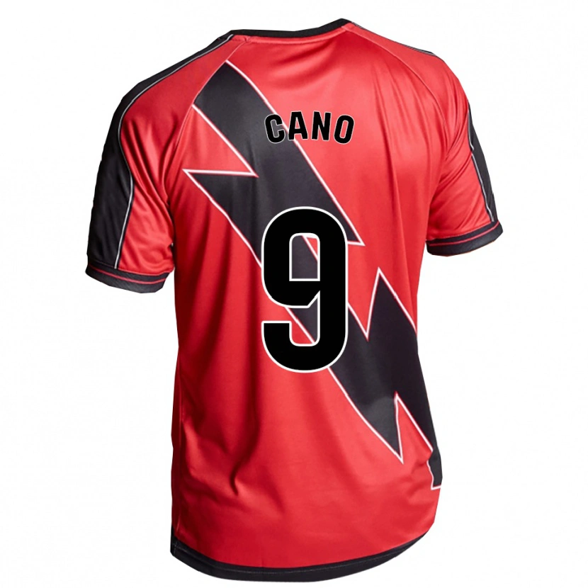 Danxen Criança Camisola Joselu Cano #9 Vermelho Preto Alternativa 2025/26 Camisa Brasil