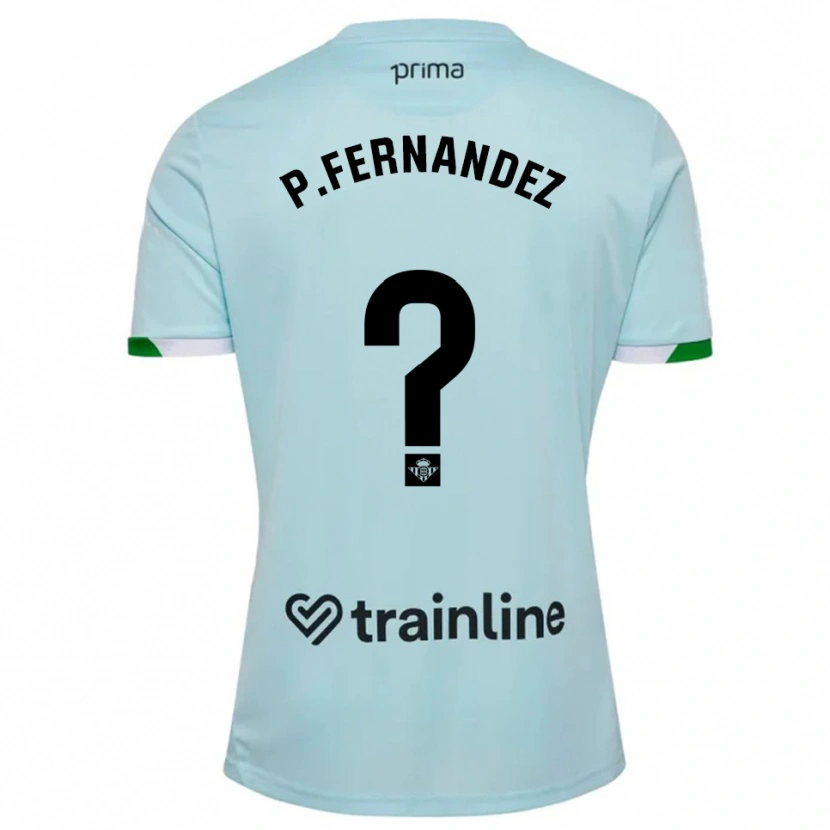 Danxen Criança Camisola Paulo Fernández #0 Azul Celeste Verde Alternativa 2025/26 Camisa Brasil