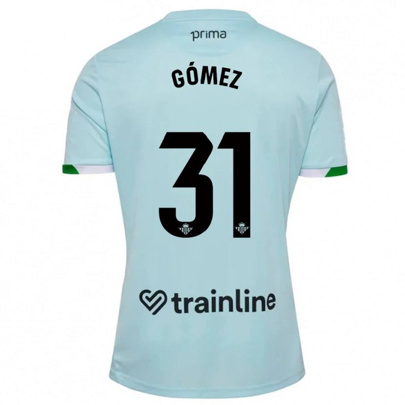 Danxen Criança Camisola Valentín Gómez #31 Azul Celeste Verde Alternativa 2025/26 Camisa Brasil