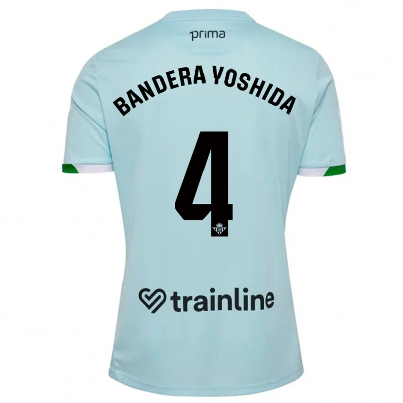 Danxen Criança Camisola Kenta Bandera Yoshida #4 Azul Celeste Verde Alternativa 2025/26 Camisa Brasil