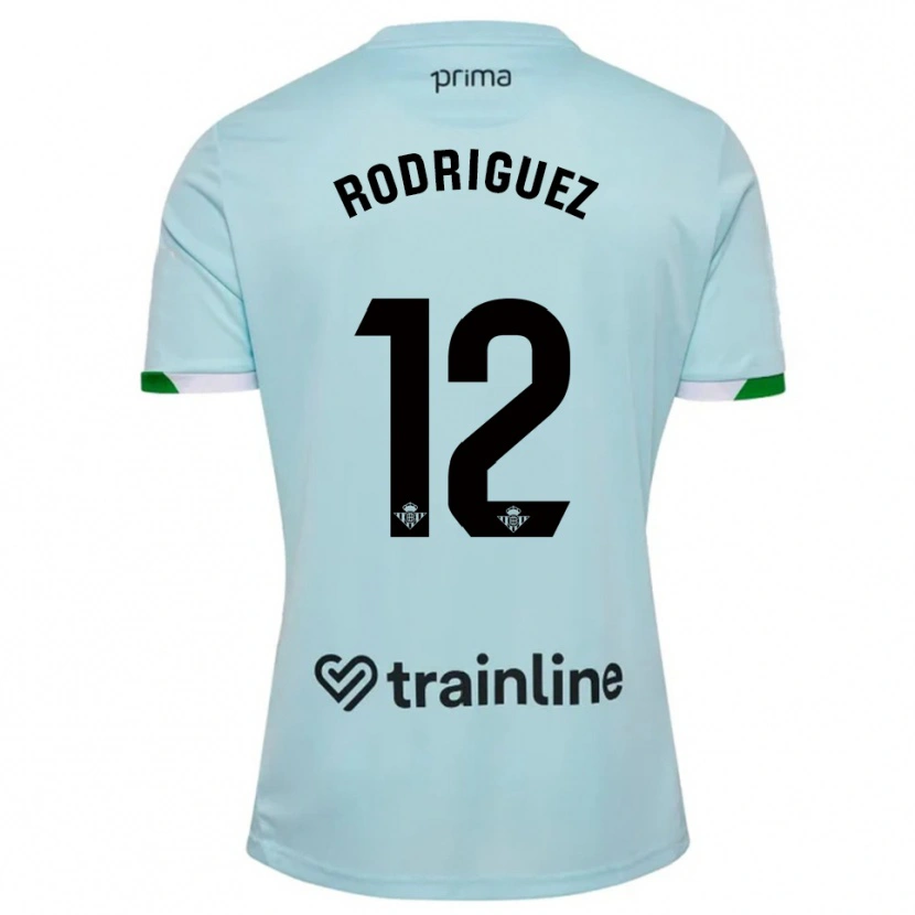 Danxen Criança Camisola Ricardo Rodríguez #12 Azul Celeste Verde Alternativa 2025/26 Camisa Brasil