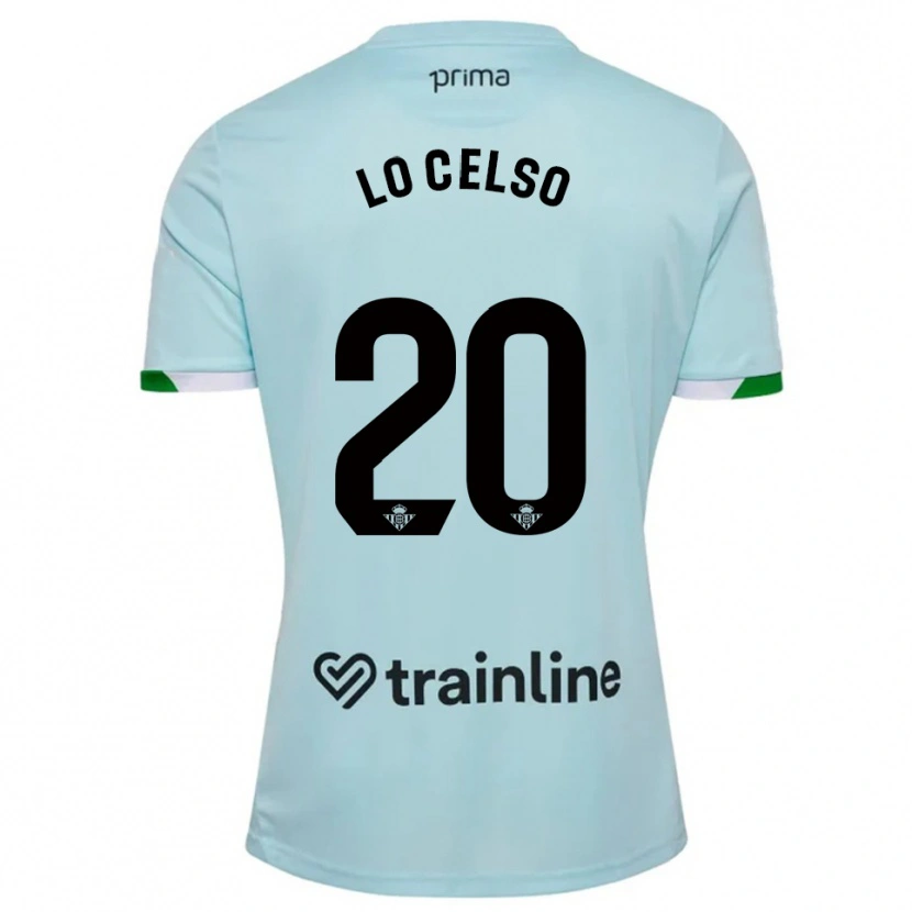 Danxen Criança Camisola Giovani Lo Celso #20 Azul Celeste Verde Alternativa 2025/26 Camisa Brasil