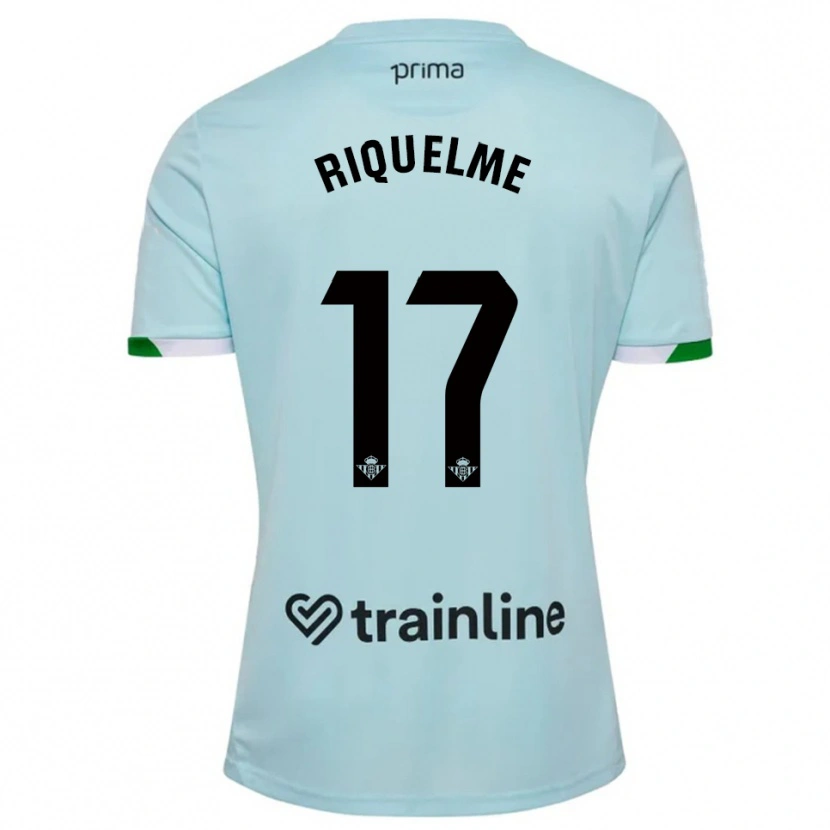Danxen Criança Camisola Rodrigo Riquelme #17 Azul Celeste Verde Alternativa 2025/26 Camisa Brasil