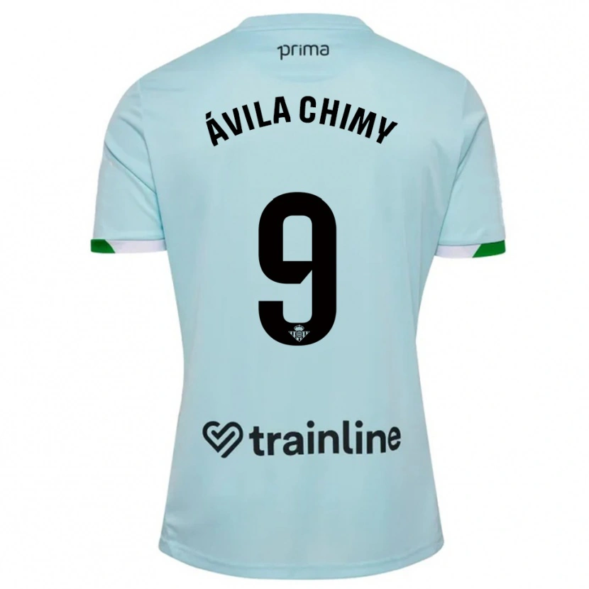 Danxen Criança Camisola Chimy Ávila #9 Azul Celeste Verde Alternativa 2025/26 Camisa Brasil