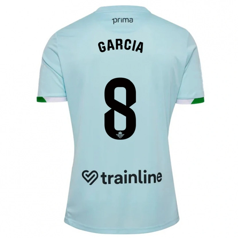 Danxen Criança Camisola Naima García #8 Azul Celeste Verde Alternativa 2025/26 Camisa Brasil
