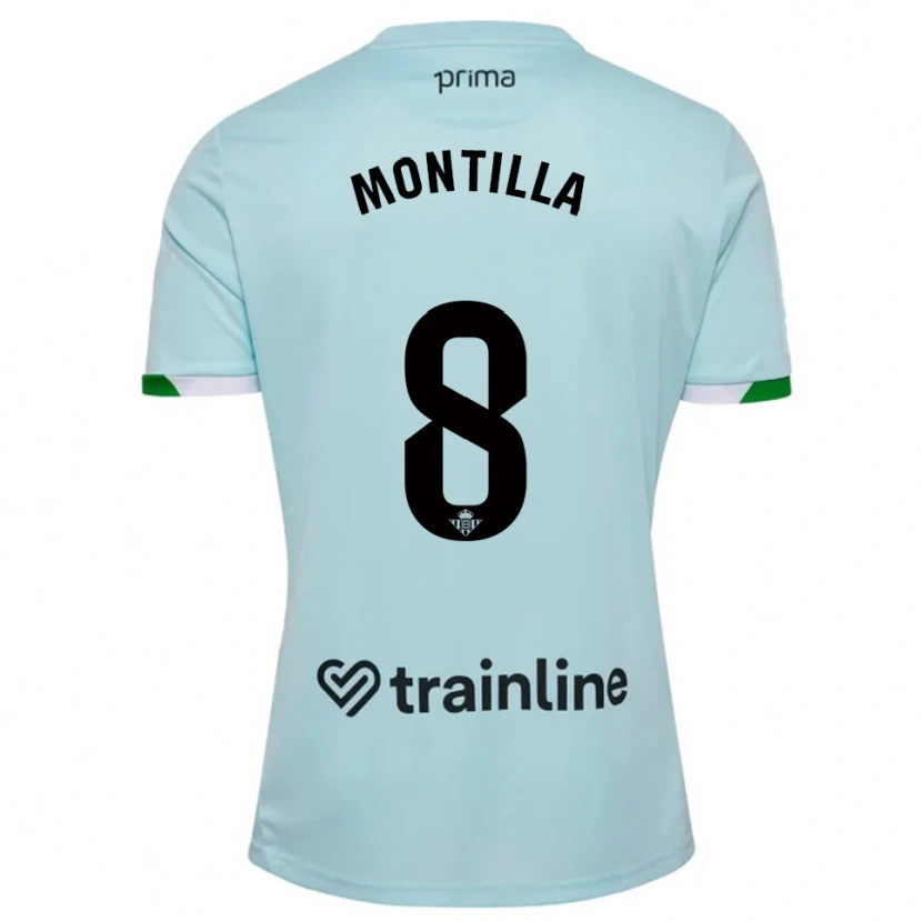 Danxen Criança Camisola Natalia Montilla #8 Azul Celeste Verde Alternativa 2025/26 Camisa Brasil