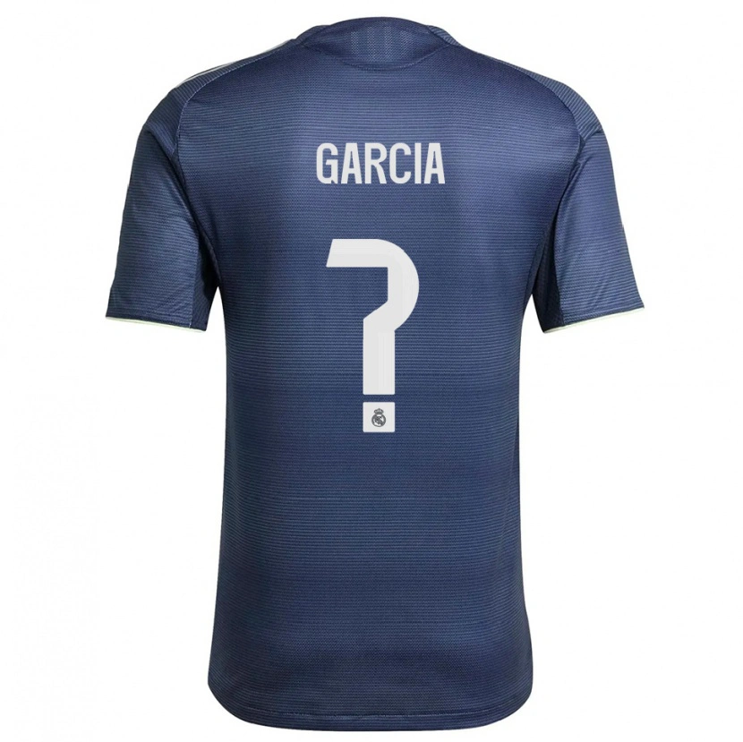 Danxen Criança Camisola Christian Garcia #0 Azul Marinho Prata Alternativa 2025/26 Camisa Brasil
