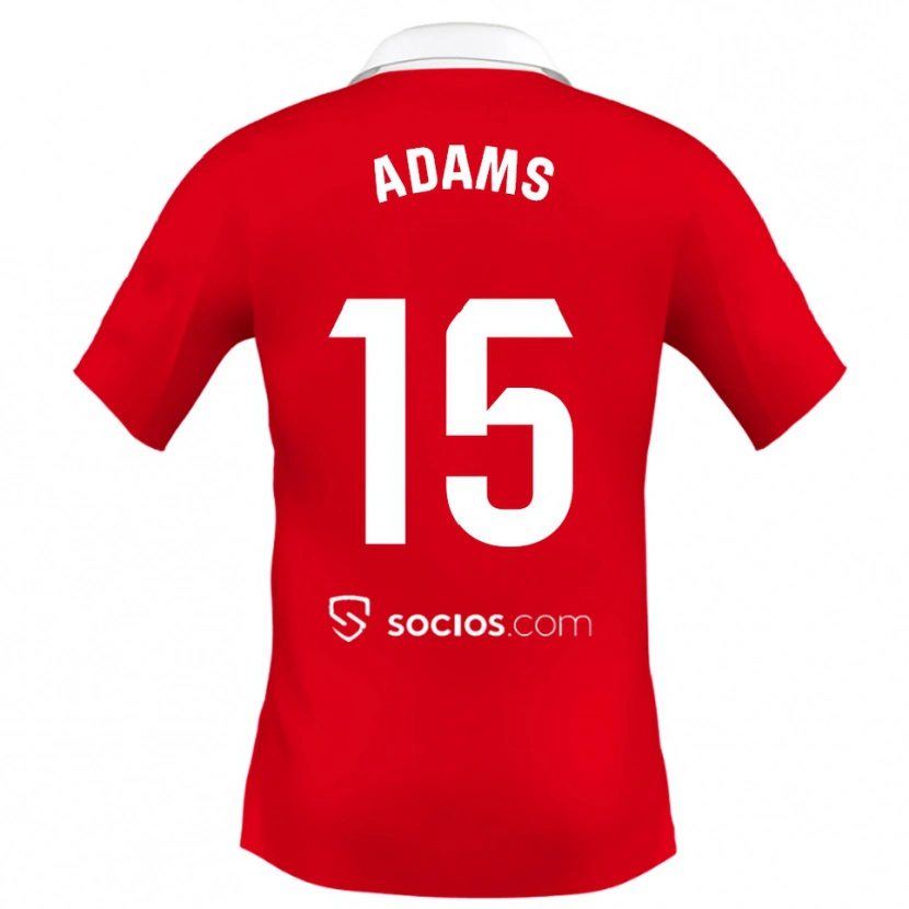 Danxen Criança Camisola Akor Adams #15 Vermelho Branco Cinza Alternativa 2025/26 Camisa Brasil