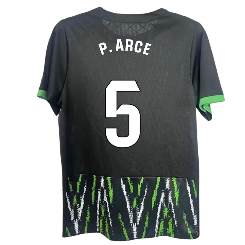 Danxen Criança Camisola Paula Arce Moreno #5 Preto Verde Alternativa 2025/26 Camisa Brasil