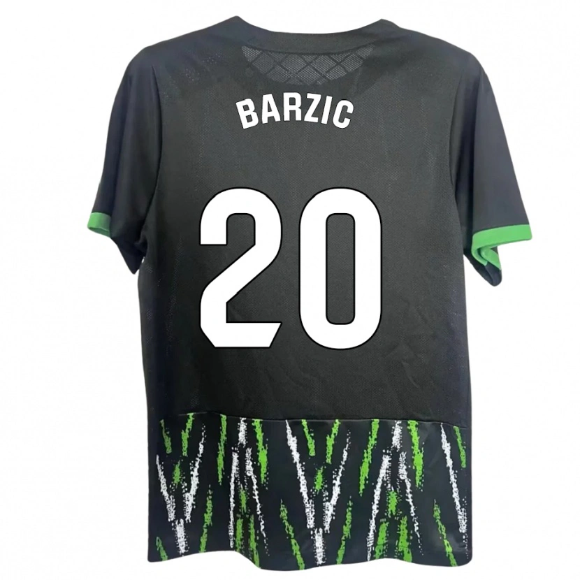 Danxen Criança Camisola Matia Barzic #20 Preto Verde Alternativa 2025/26 Camisa Brasil