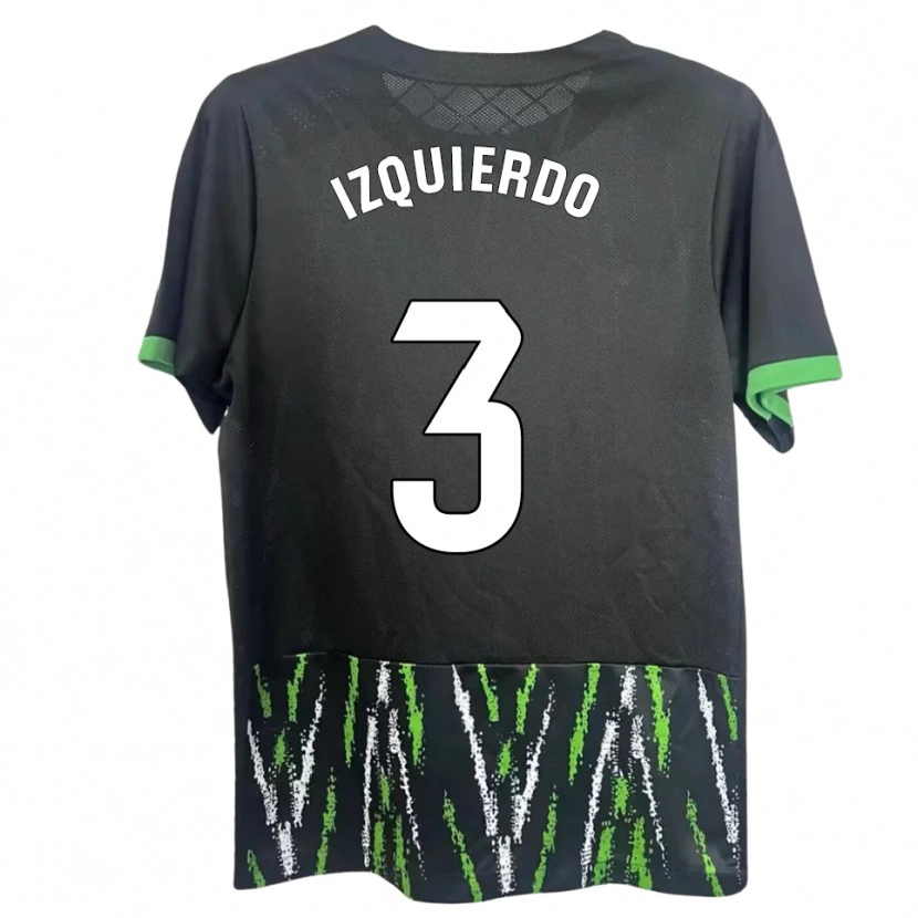 Danxen Criança Camisola Jairo Izquierdo #3 Preto Verde Alternativa 2025/26 Camisa Brasil
