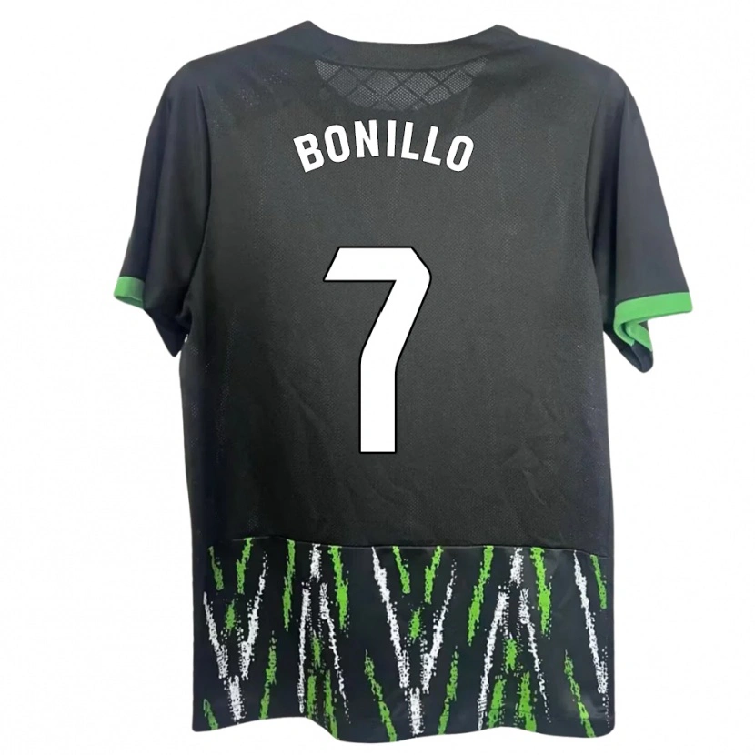 Danxen Criança Camisola Haizam Bonillo #7 Preto Verde Alternativa 2025/26 Camisa Brasil