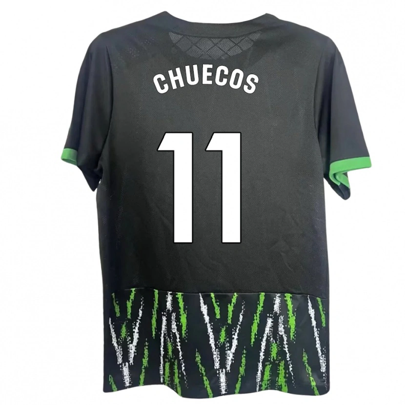 Danxen Criança Camisola Dani Chuecos #11 Preto Verde Alternativa 2025/26 Camisa Brasil