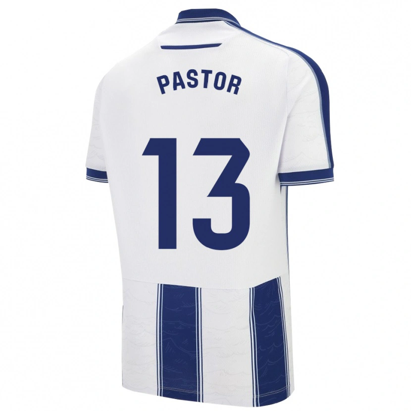 Danxen Criança Camisola Alfonso Pastor #13 Azul Marinho Branco Alternativa 2025/26 Camisa Brasil