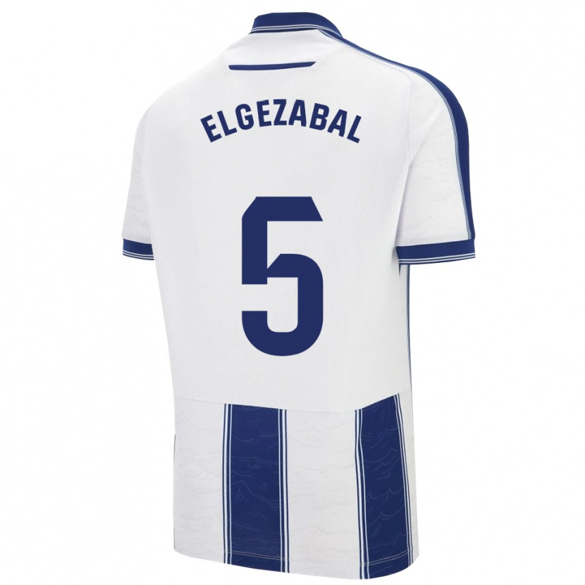Danxen Criança Camisola Unai Elgezabal #5 Azul Marinho Branco Alternativa 2025/26 Camisa Brasil