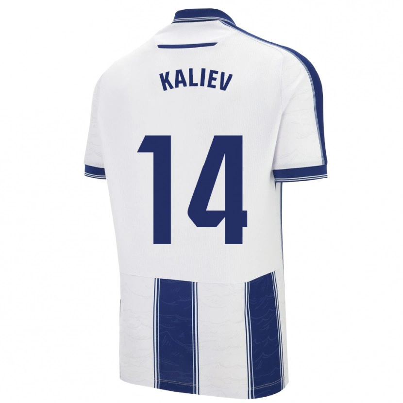 Danxen Criança Camisola Shyngys Kaliev #14 Azul Marinho Branco Alternativa 2025/26 Camisa Brasil