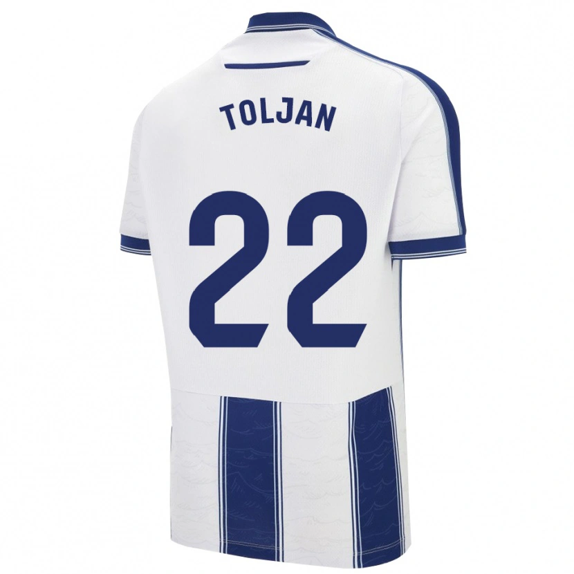 Danxen Criança Camisola Jeremy Toljan #22 Azul Marinho Branco Alternativa 2025/26 Camisa Brasil