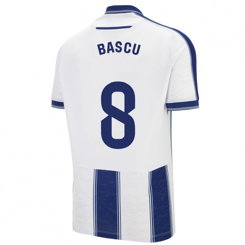 Danxen Criança Camisola Ainhoa Estevez Bascuñan #8 Azul Marinho Branco Alternativa 2025/26 Camisa Brasil