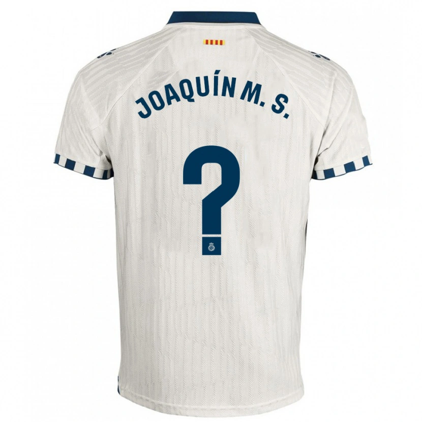 Danxen Criança Camisola Joaquín Manuel Sánchez #0 Branco Azul Alternativa 2025/26 Camisa Brasil