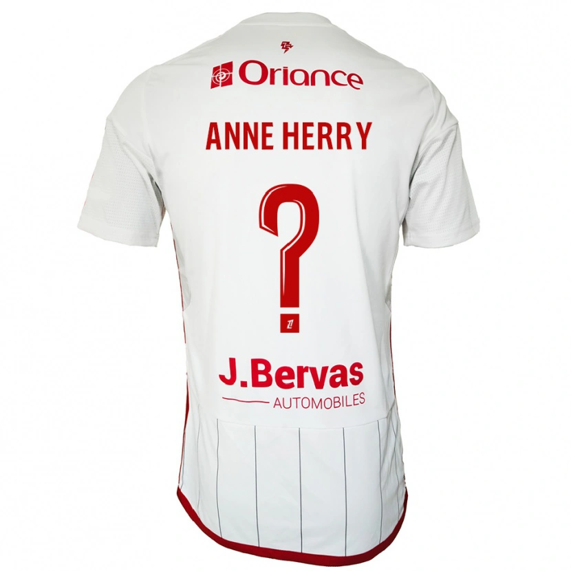 Danxen Criança Camisola Lou Anne Herry #0 Branco Vermelho Alternativa 2025/26 Camisa Brasil