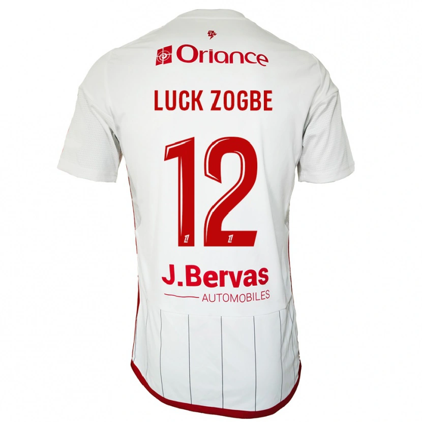 Danxen Criança Camisola Luck Zogbé #12 Branco Vermelho Alternativa 2025/26 Camisa Brasil