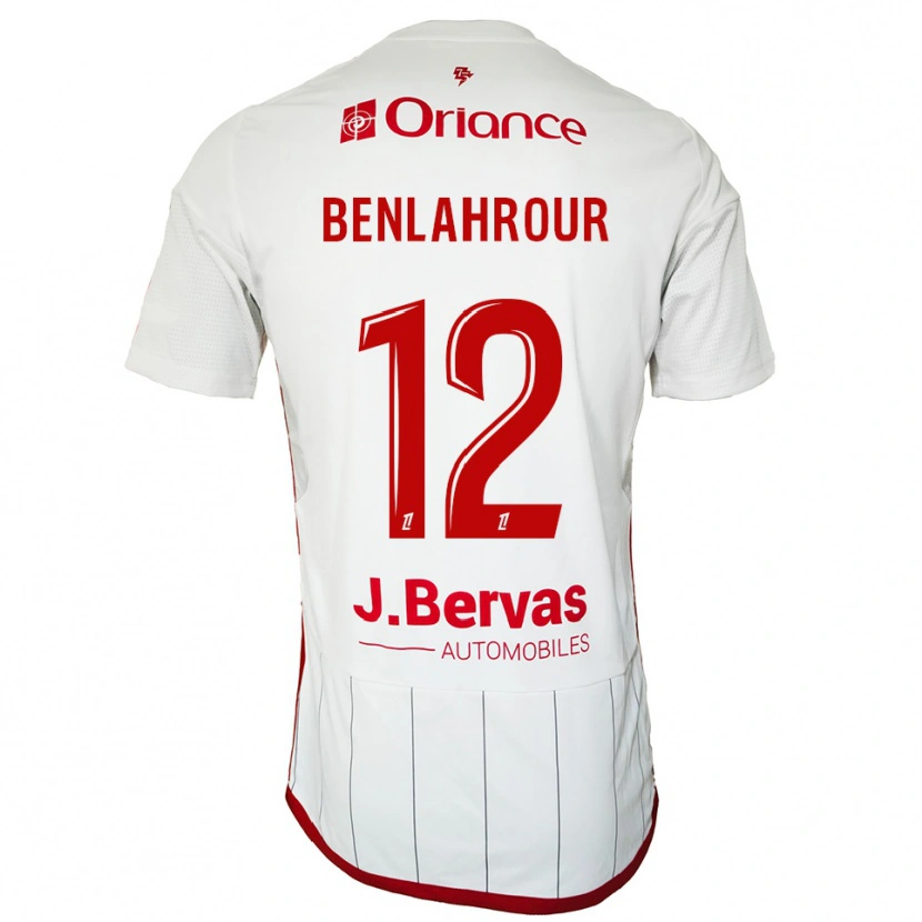 Danxen Criança Camisola Ilyes Benlahrour #12 Branco Vermelho Alternativa 2025/26 Camisa Brasil