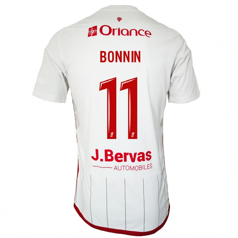Danxen Criança Camisola Lilian Bonnin #11 Branco Vermelho Alternativa 2025/26 Camisa Brasil