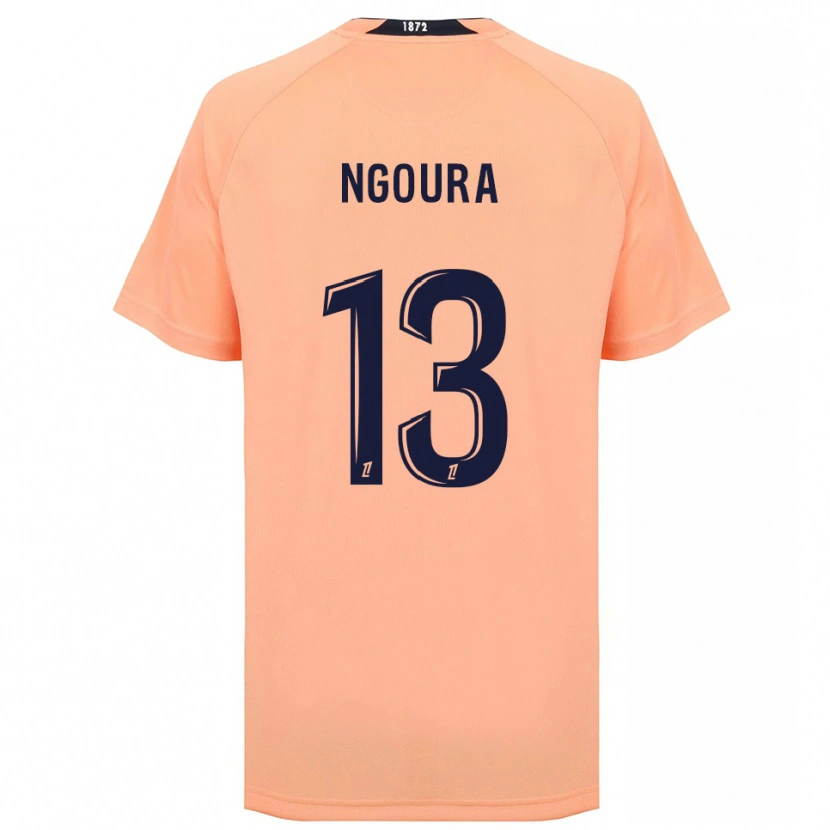 Danxen Criança Camisola Steve Ngoura #13 Laranja Azul Marinho Alternativa 2025/26 Camisa Brasil